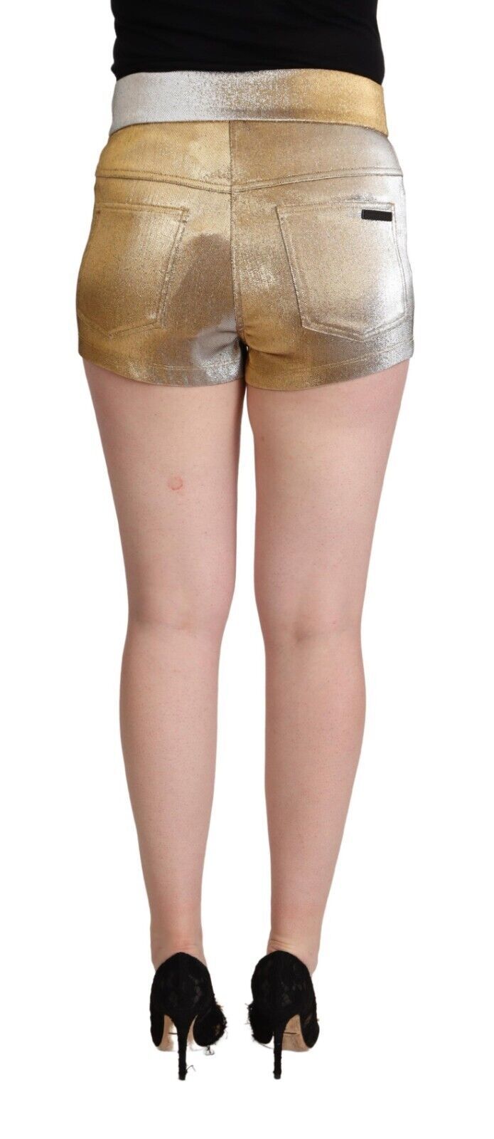 Elegante Hot Pants in Metallic-Gold