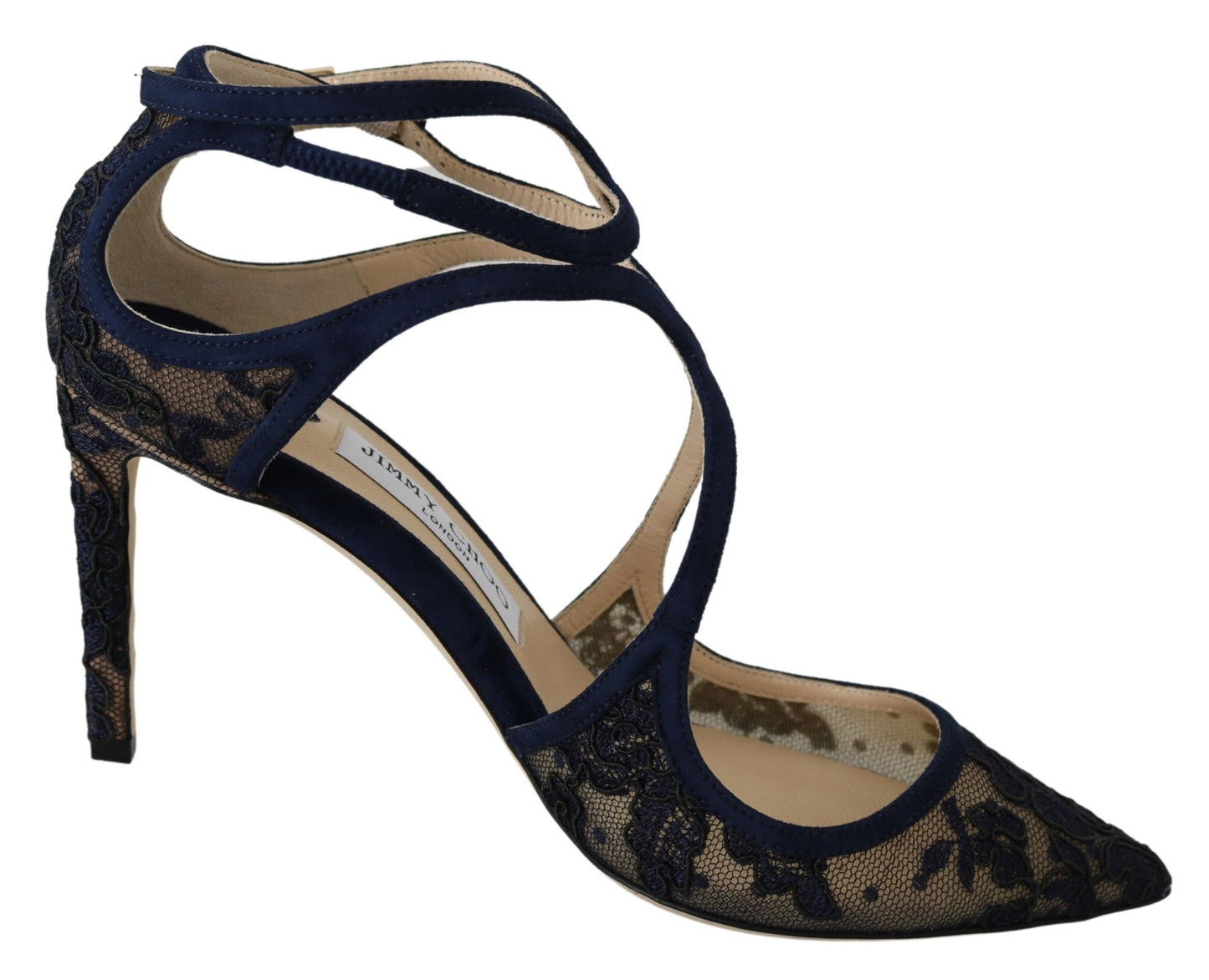 Marineblaue Pumps aus Leder von Lancer – Entfesselte Eleganz