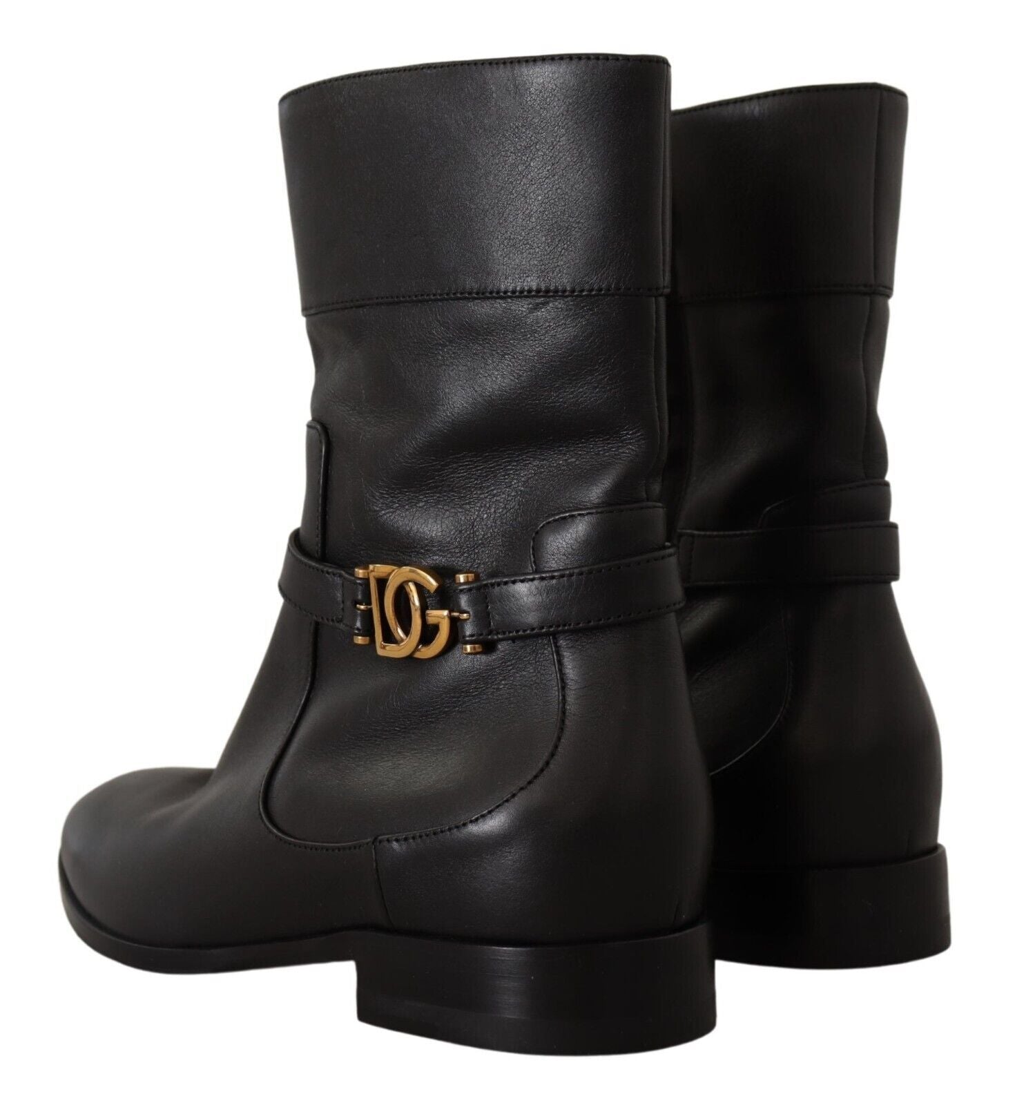 Elegante Biker Boots aus Leder