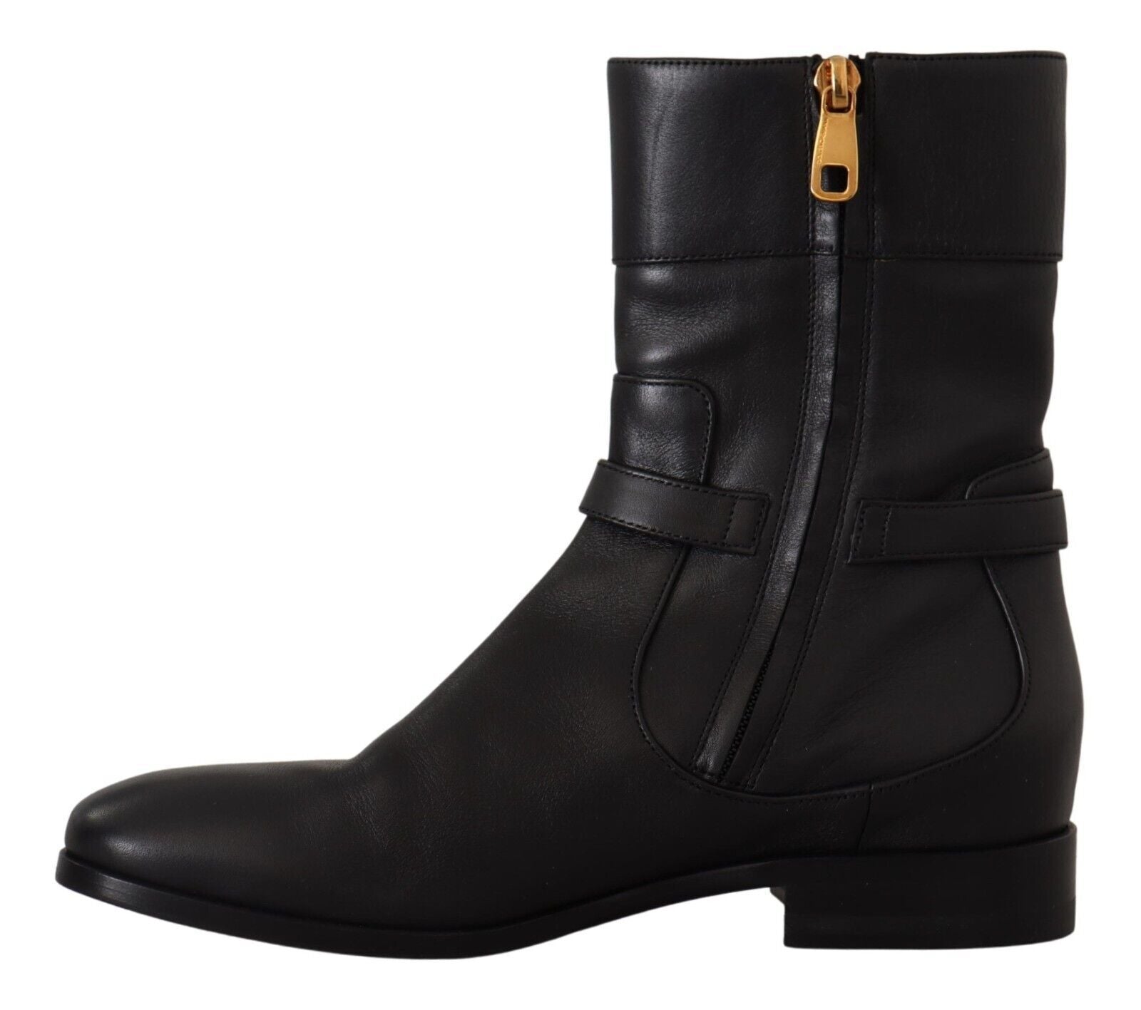 Elegante Biker Boots aus Leder