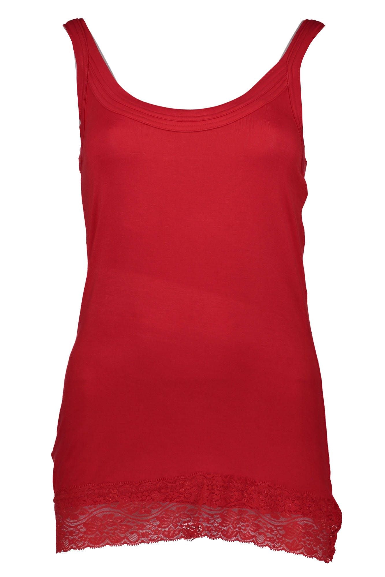 Red Cotton Women Top