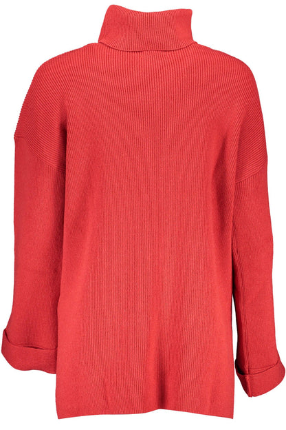 Roter Wollpullover für Damen