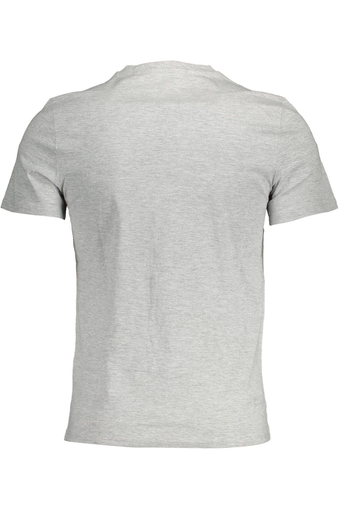 Graues Baumwoll-T-Shirt für Herren