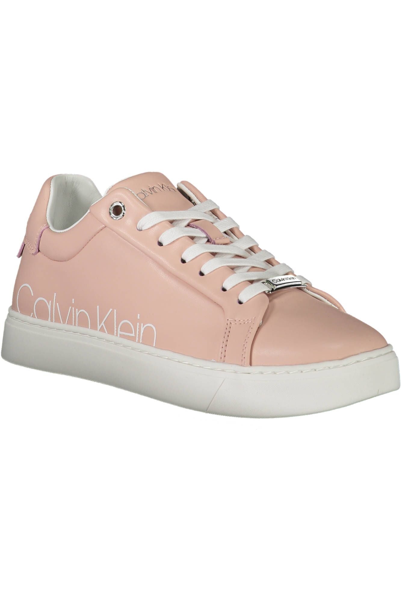 Rosa Leder Damen Sneaker