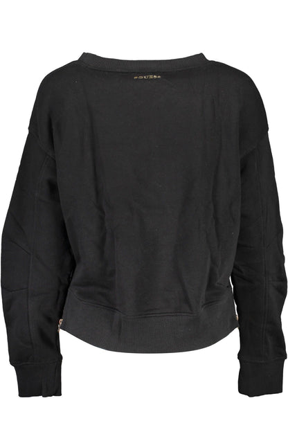 Black Cotton Women Sweater