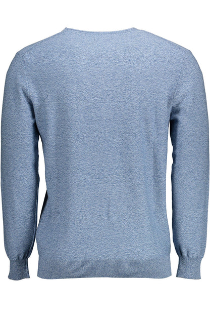 Hellblauer Herrenpullover aus Baumwolle