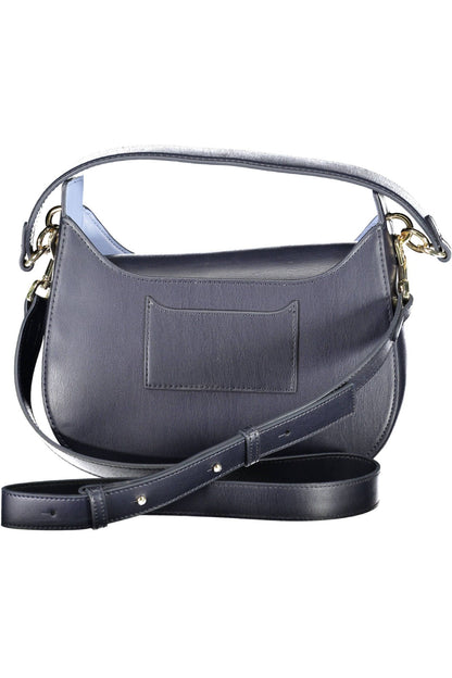 Blue Polyethylene Women Handbag