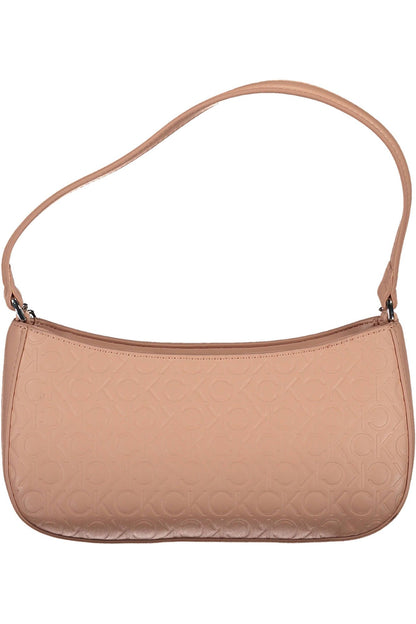 Rosa Polyester Damen Handtasche