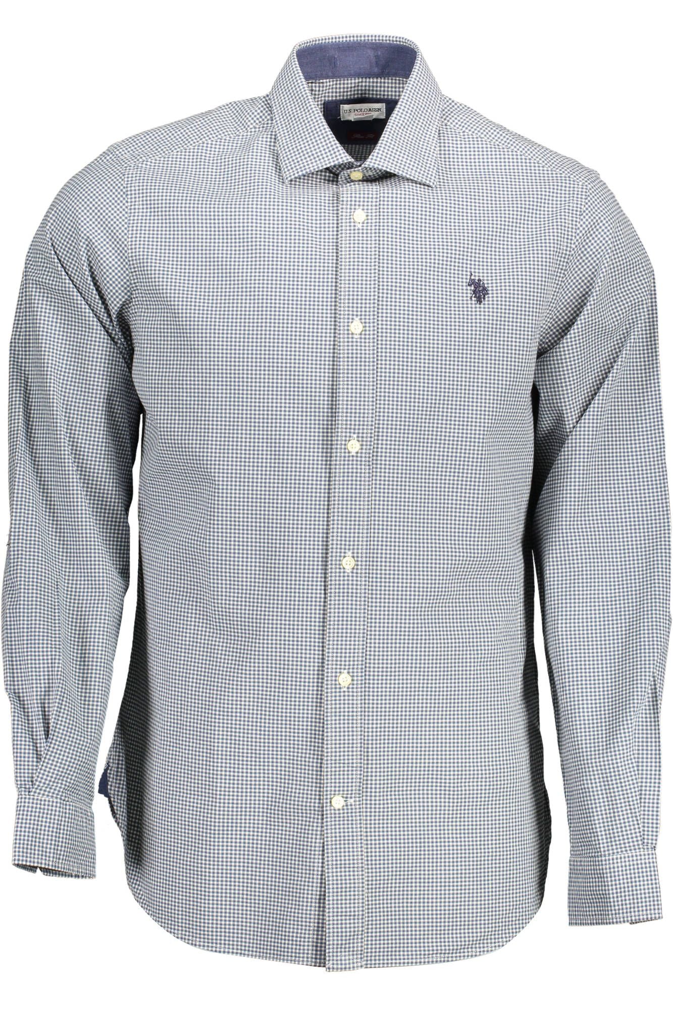 Light Blue Cotton Men Shirt