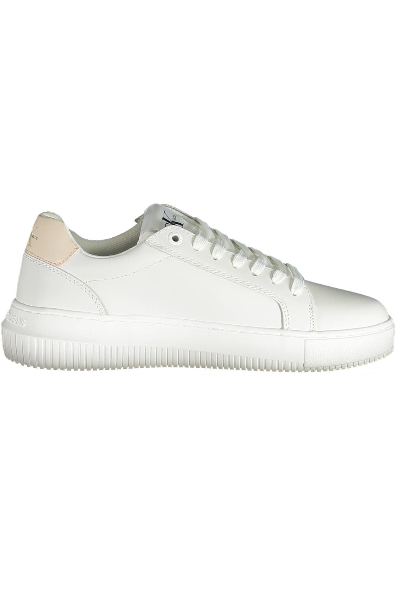 Weiße Leder Damen Sneaker