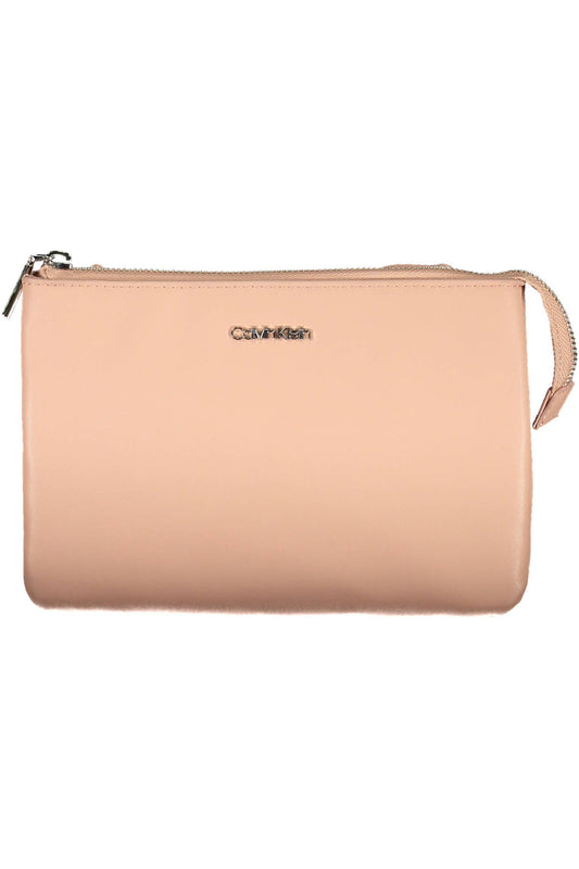 Rosa Polyester Damen Handtasche