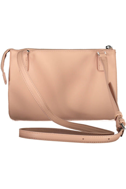 Rosa Polyester Damen Handtasche