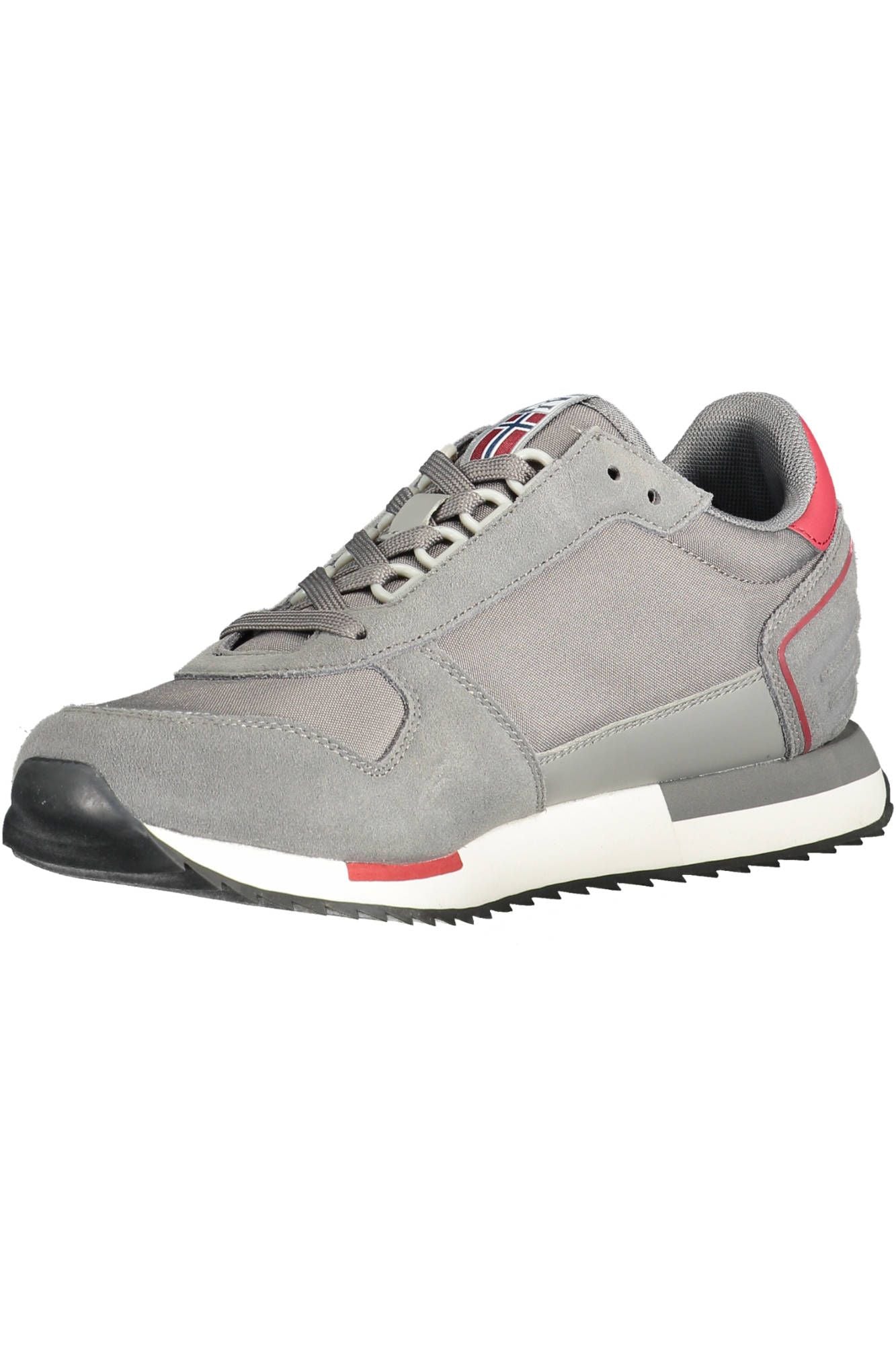 Graue Leder Herren Sneaker