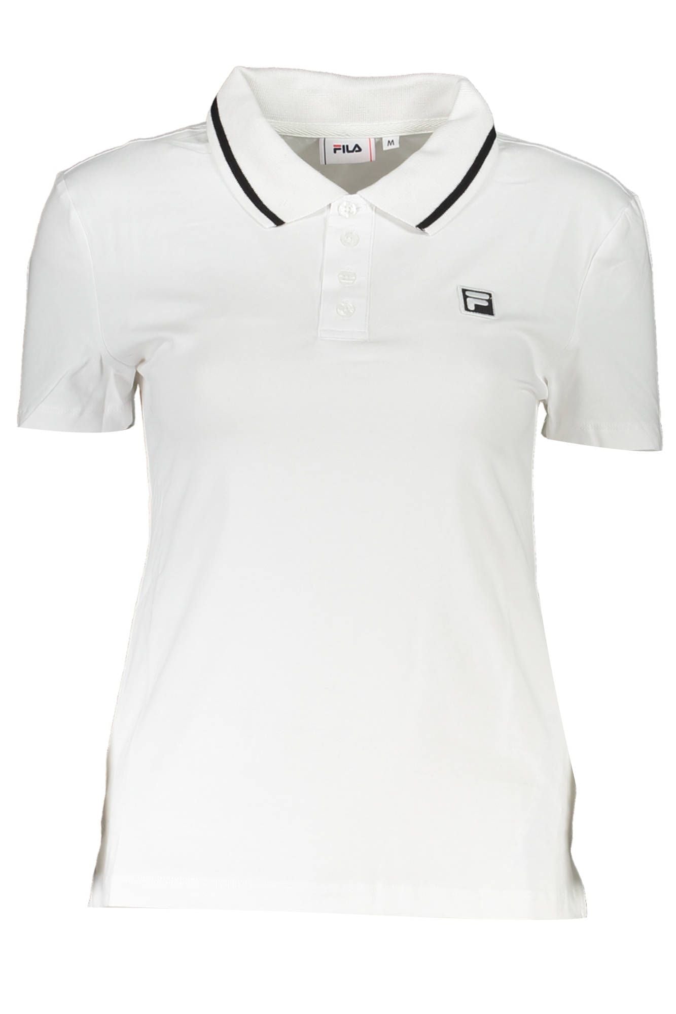 Weißes Poloshirt aus Baumwolle für Damen