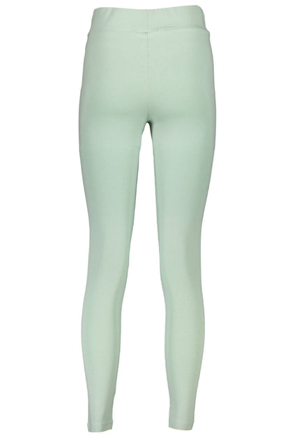 Grüne Leggings aus Baumwolle für Damen