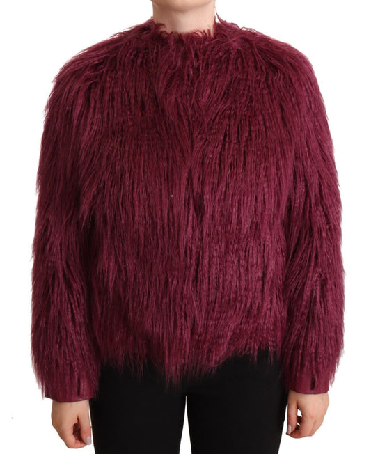 Bordeaux Chic Pulloverjacke