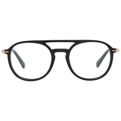 Schlanke schwarze Designerbrille mit Vollrand