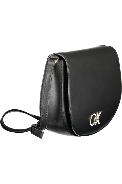 Black Polyester Womens Handbag