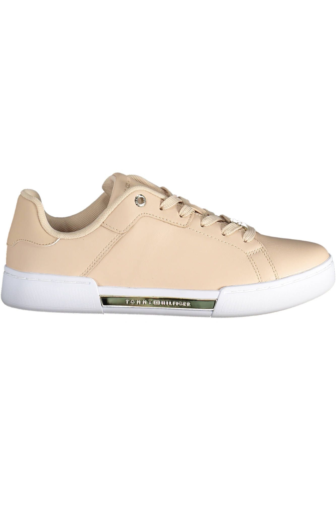 Rosa Leder Damen Sneaker