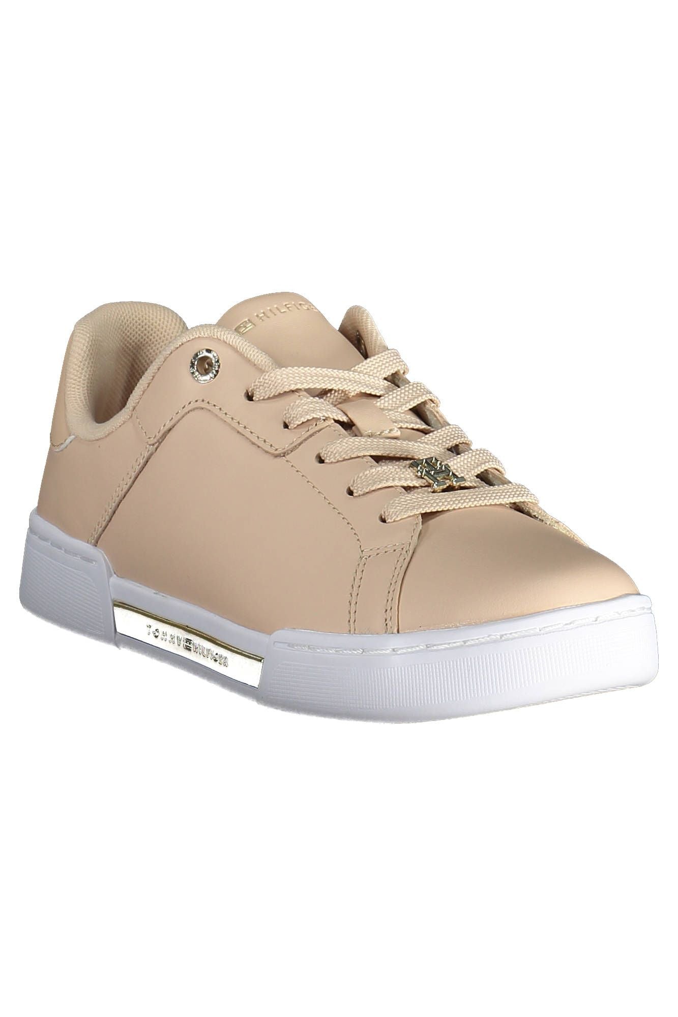 Rosa Leder Damen Sneaker