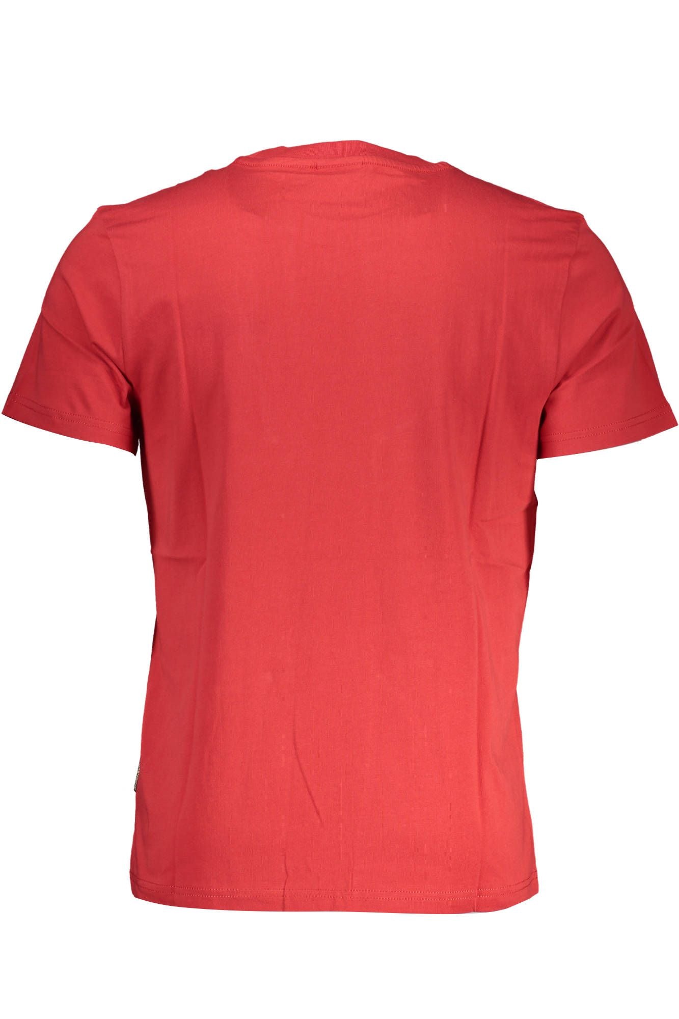 Rotes Baumwoll-T-Shirt für Herren