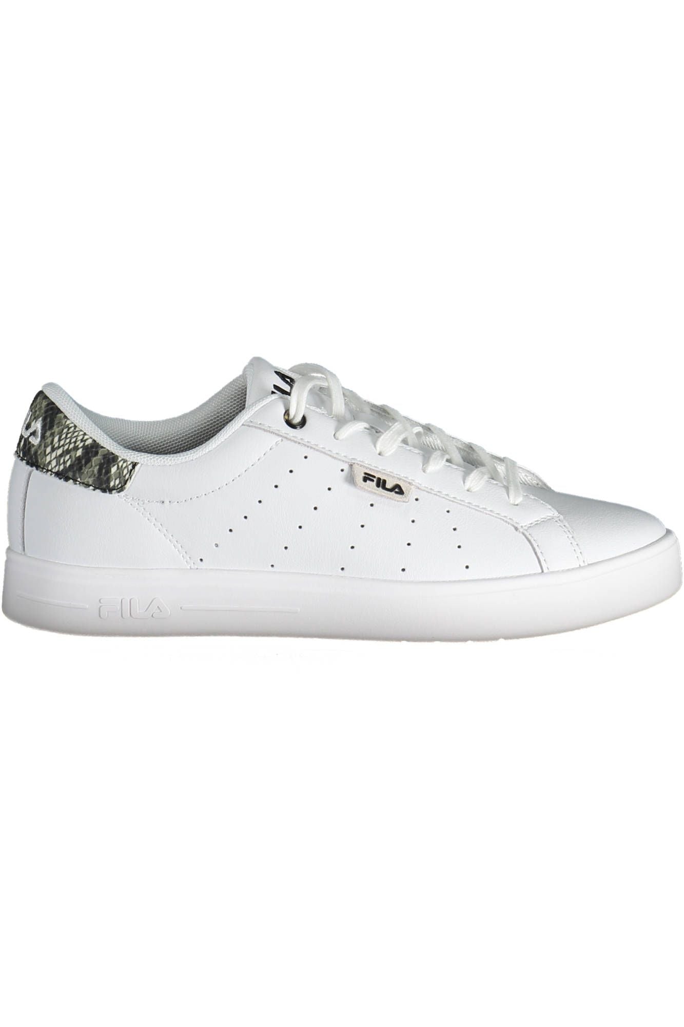 Weiße Leder Damen Sneaker