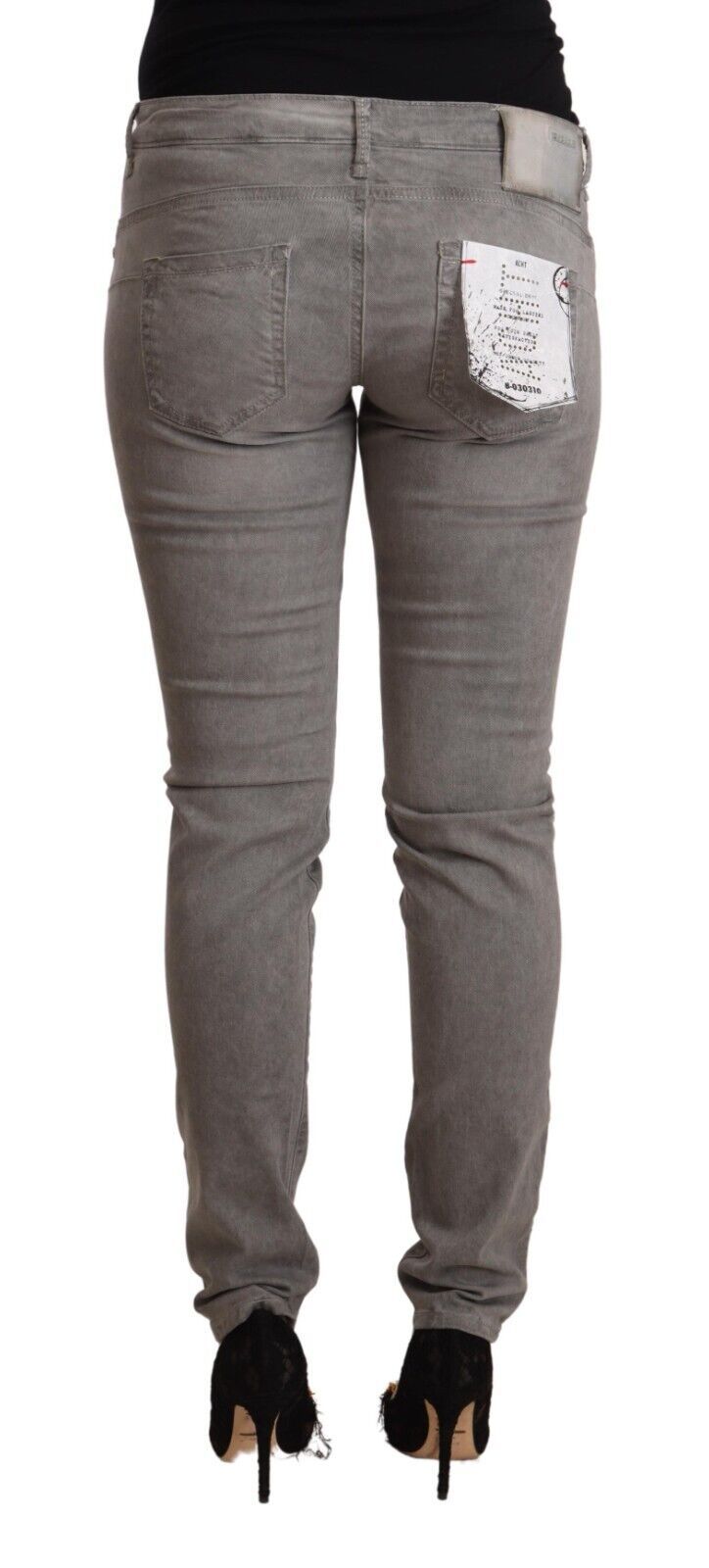 Schicke Skinny-Jeans aus Baumwollmischung mit niedriger Taille