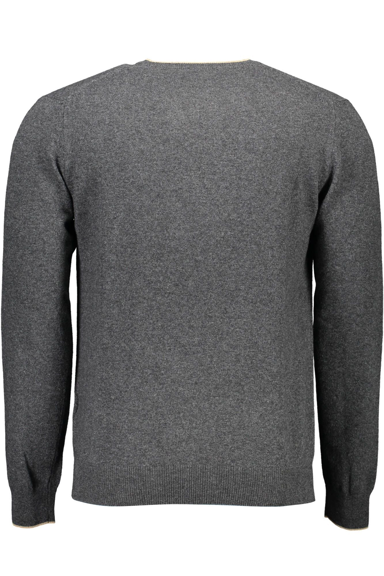 Gray Wool Men Sweater