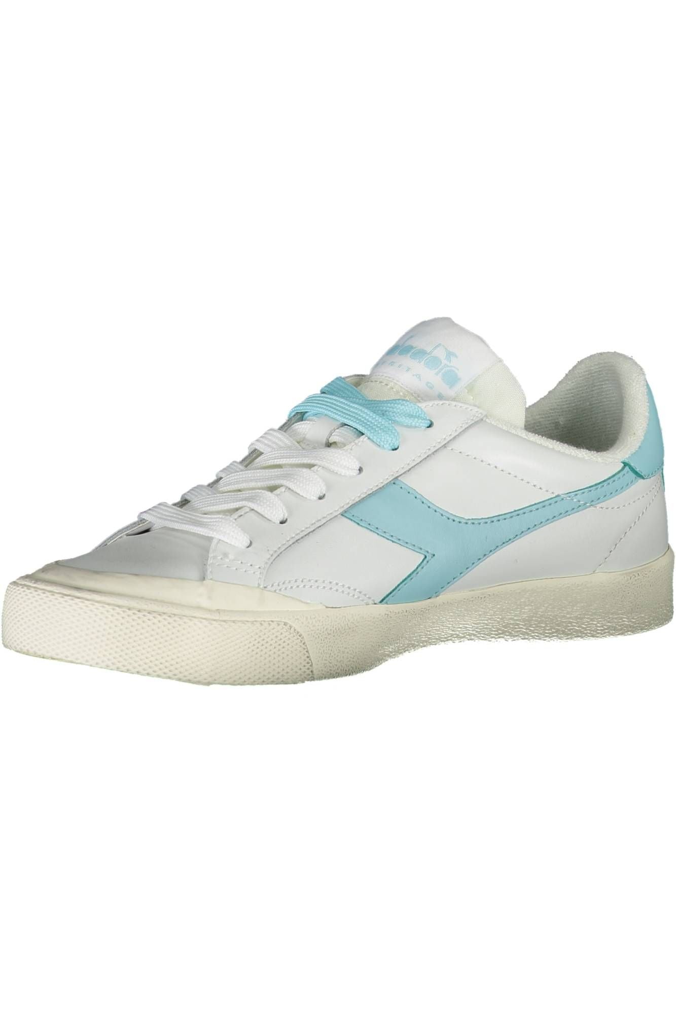 Weiße Leder Damen Sneaker