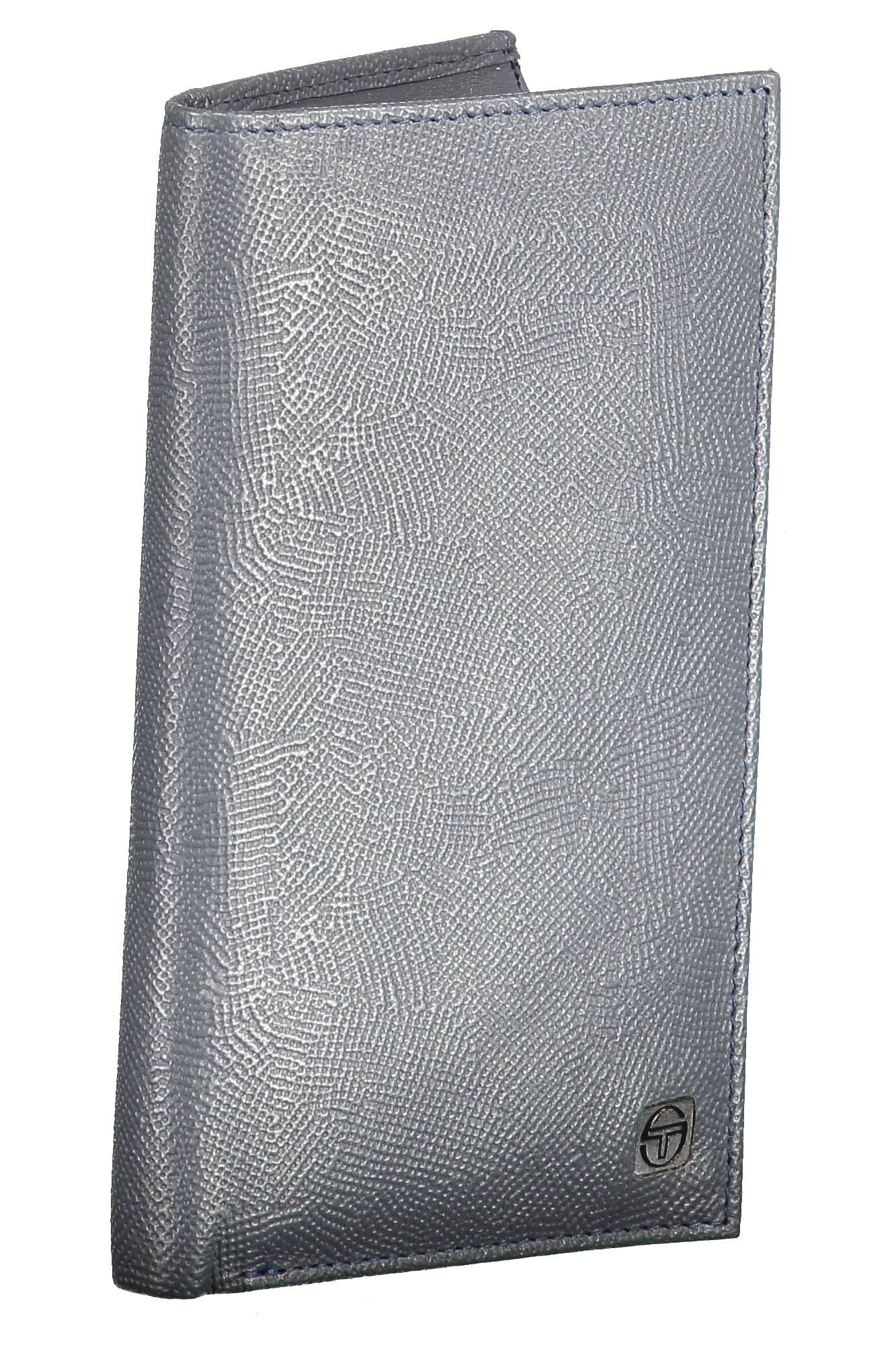 Blue Leather Men Wallet