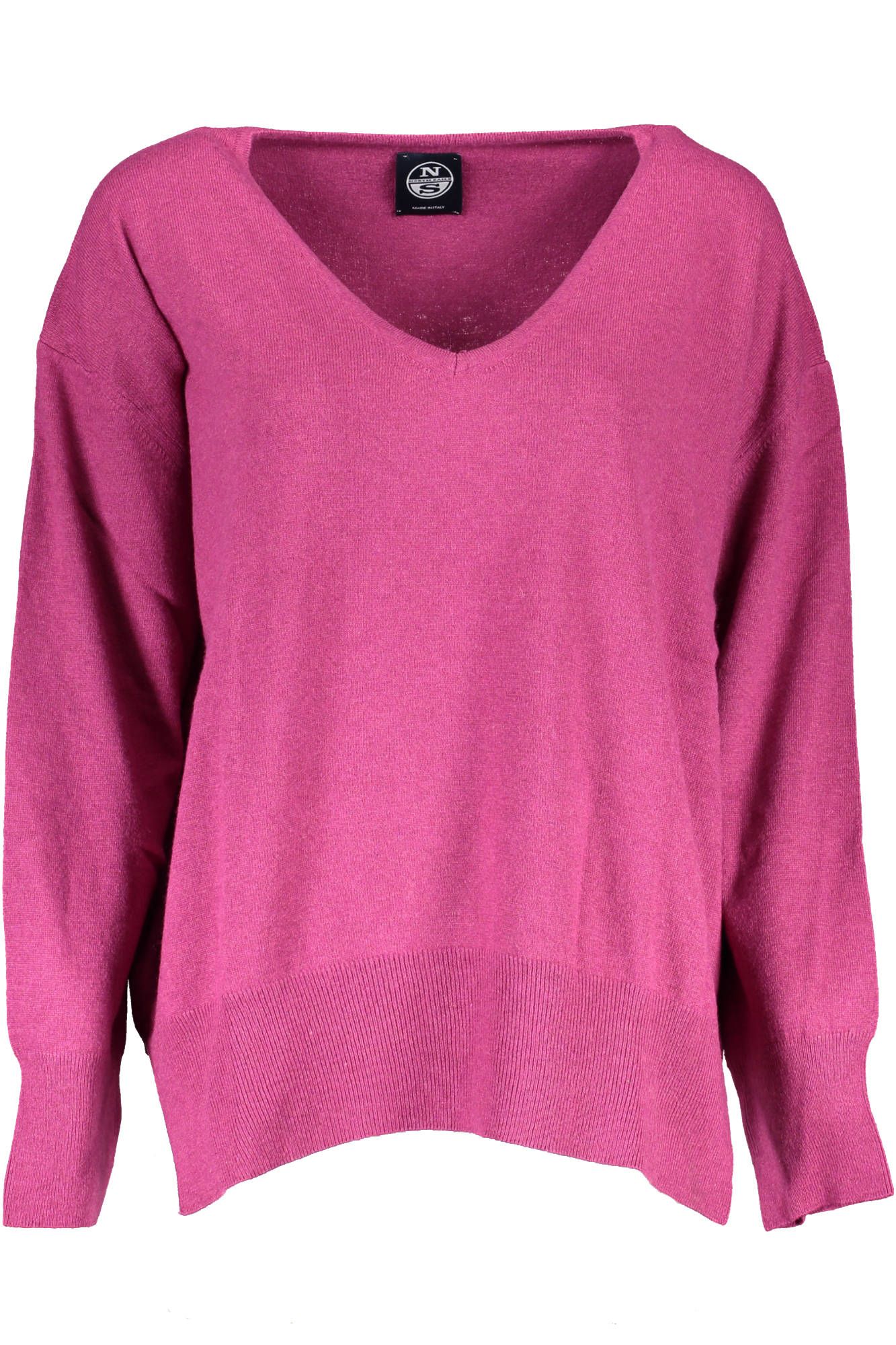 Lila Wollpullover für Damen