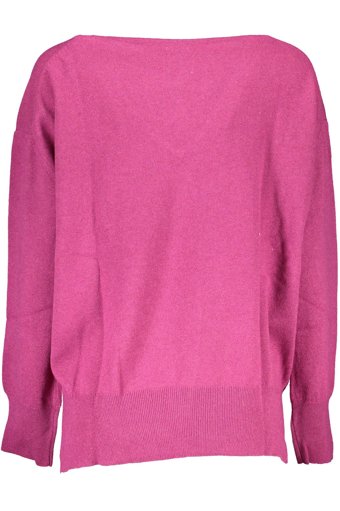 Lila Wollpullover für Damen