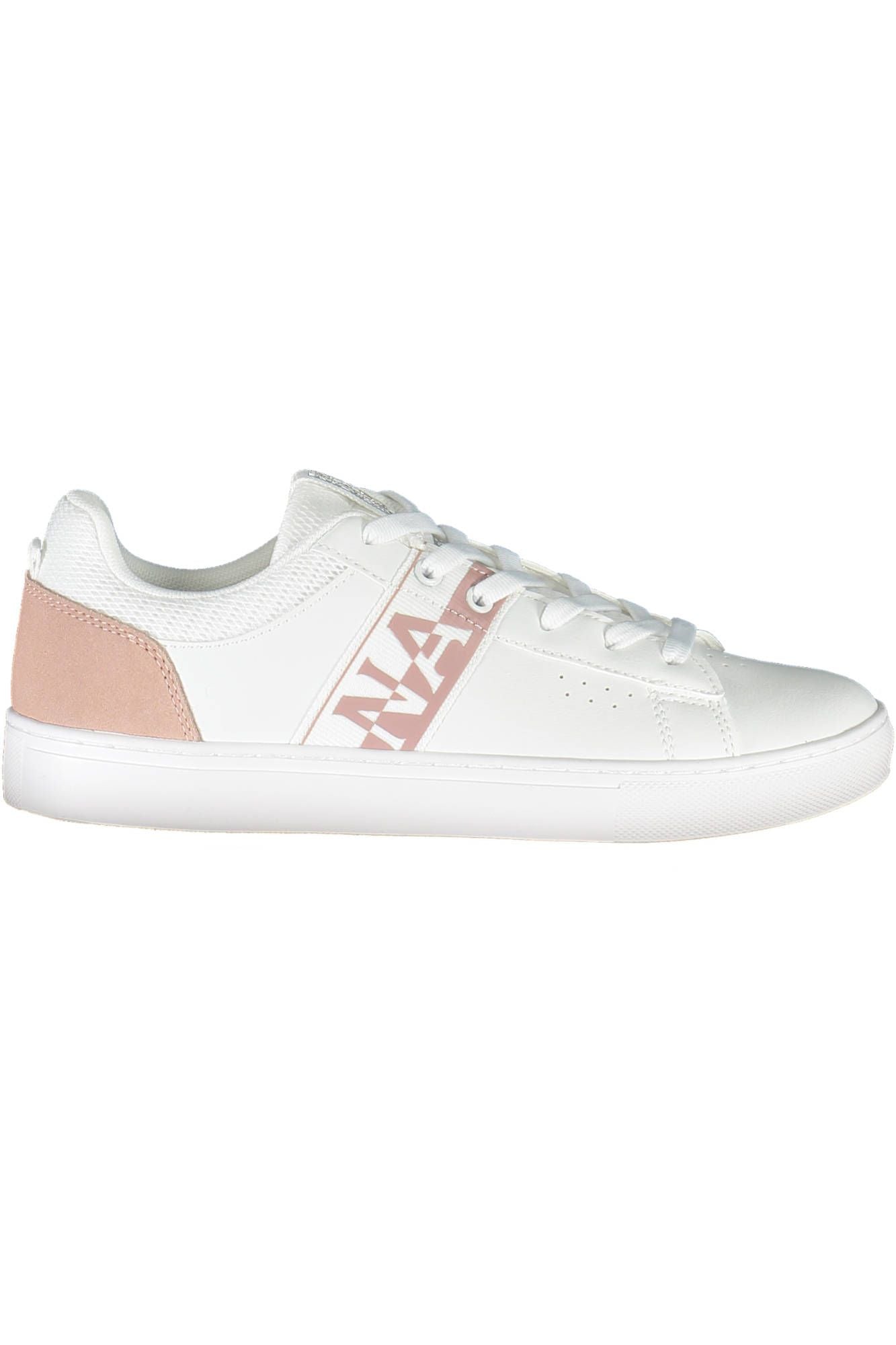 Weiße Leder Damen Sneaker