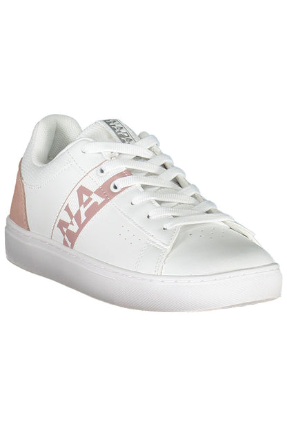 Weiße Leder Damen Sneaker