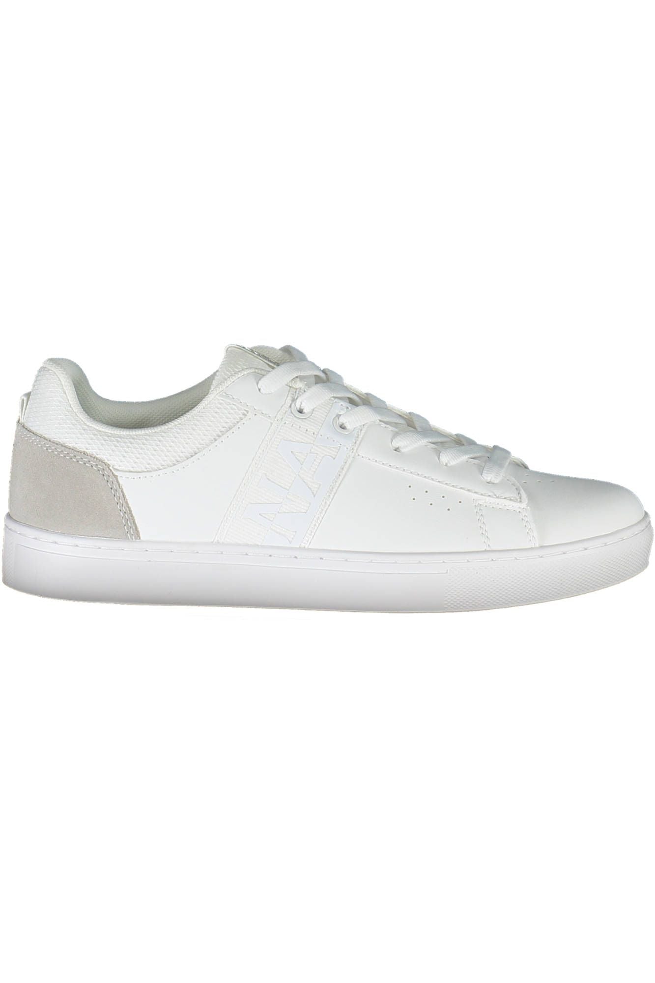 Weiße Leder Damen Sneaker