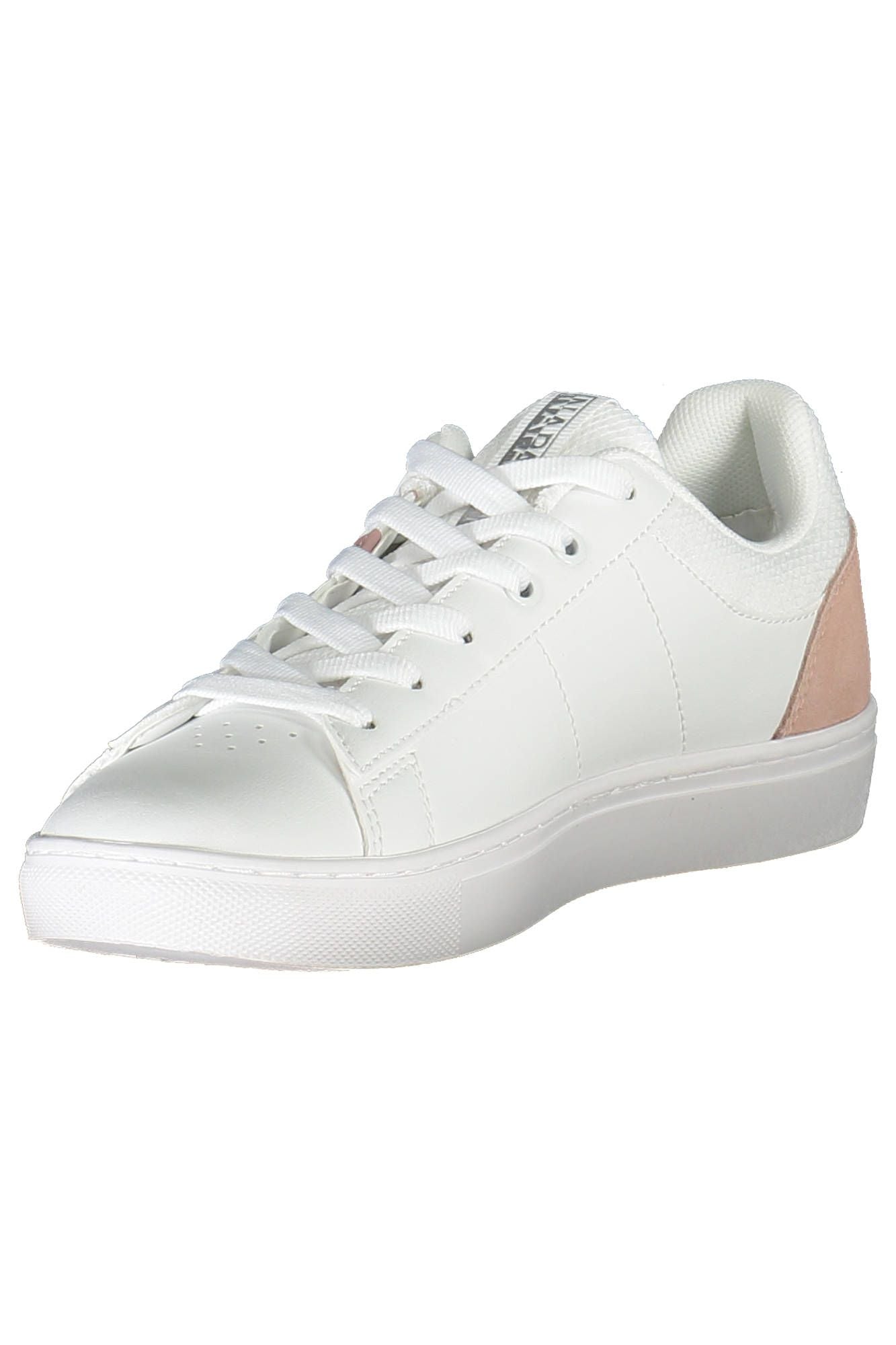 Weiße Leder Damen Sneaker