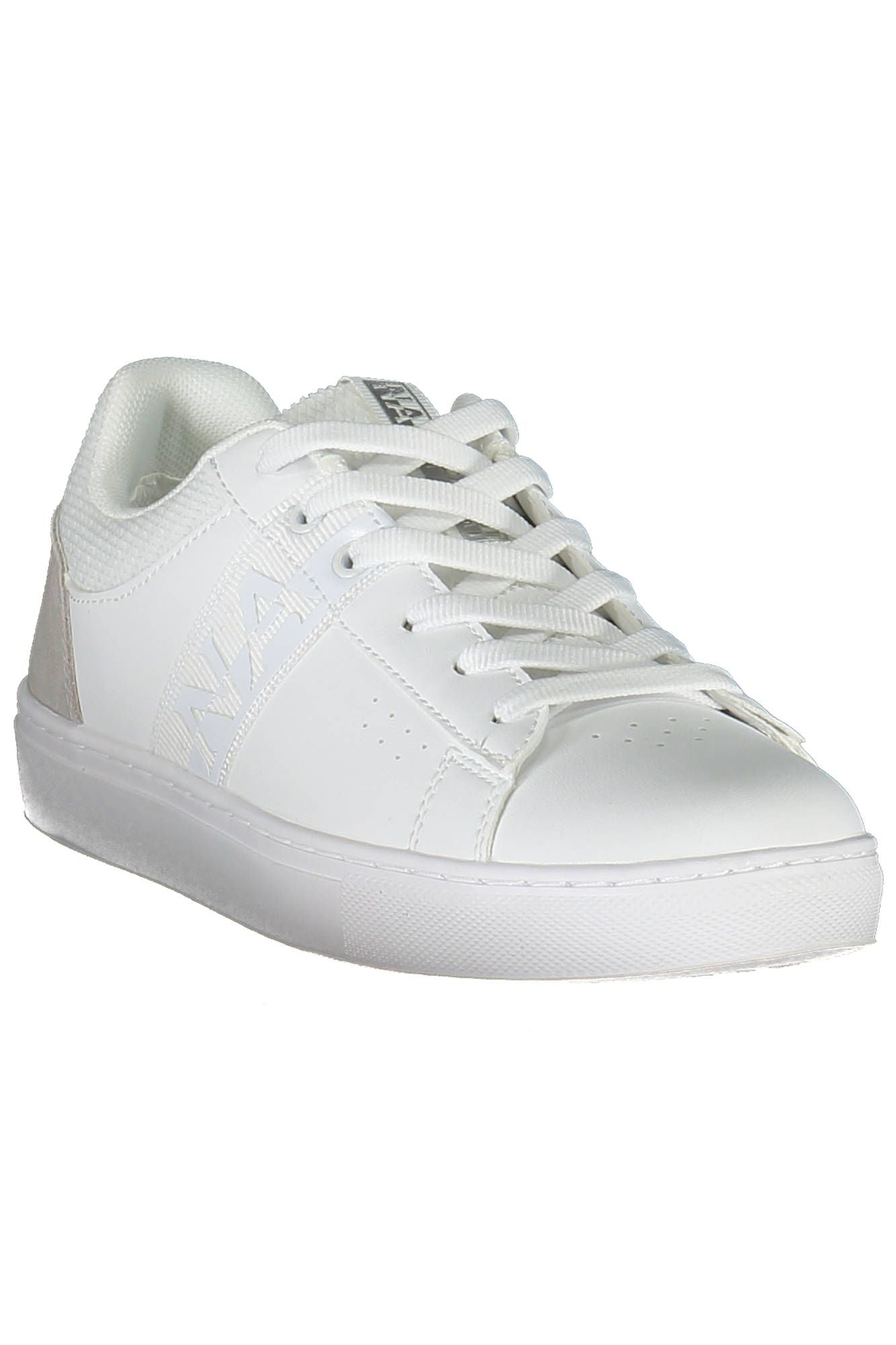 Weiße Leder Damen Sneaker