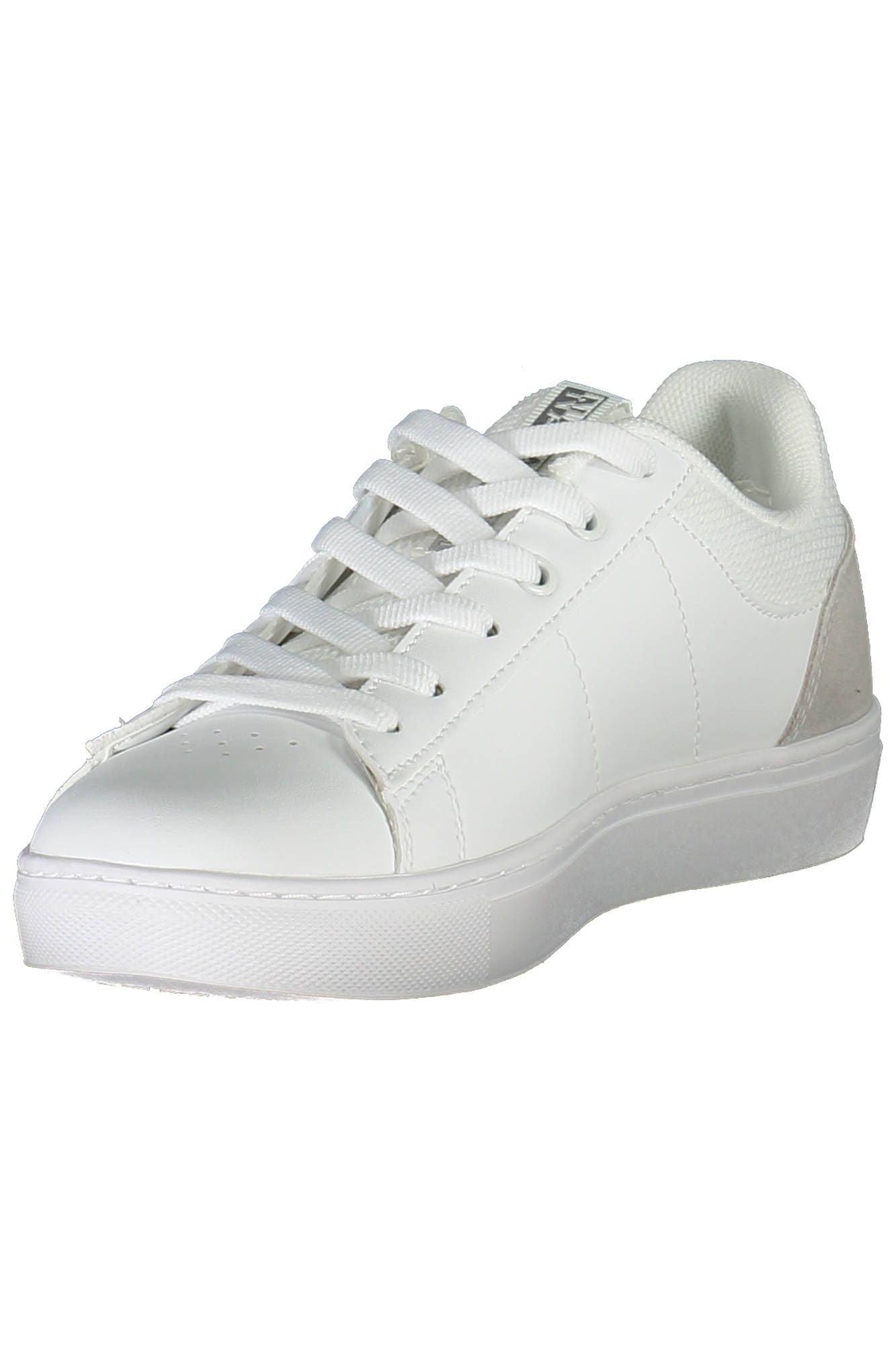 Weiße Leder Damen Sneaker