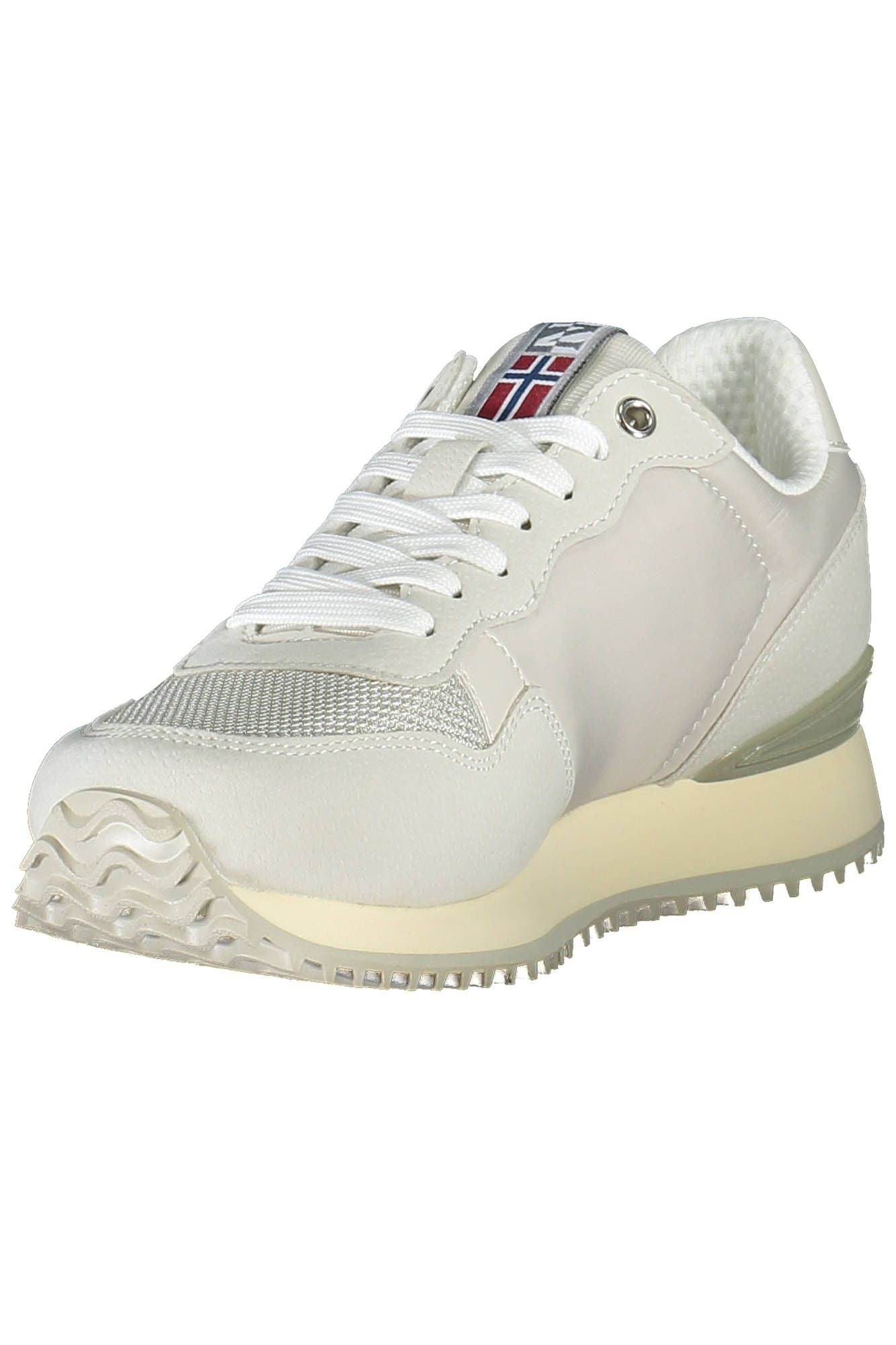 Graue Damen Sneaker aus Polyester