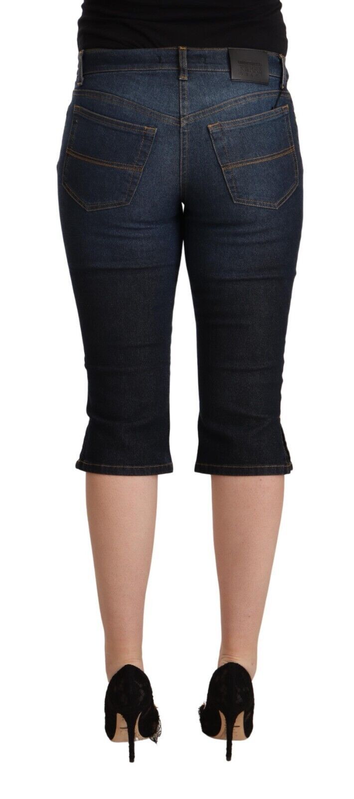 Schicke Capri-Jeans mit niedriger Taille