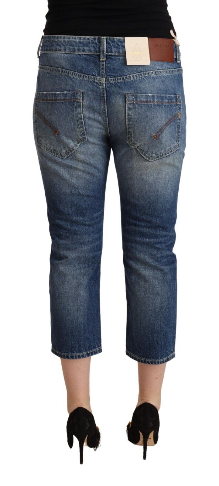 Elegante Jeans aus Baumwolldenim mit mittlerer Taille