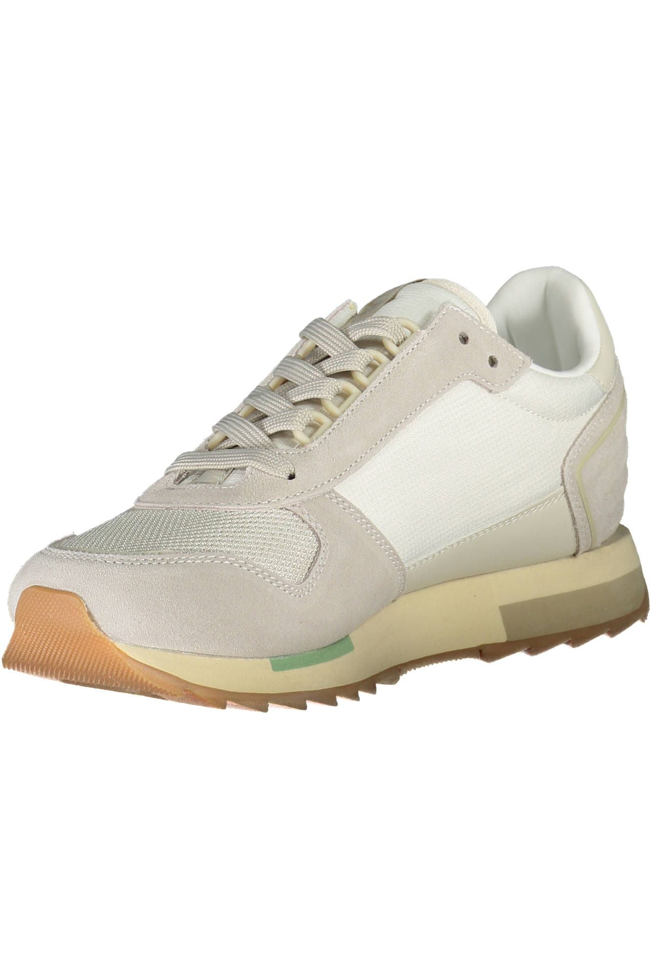 White Polyethylene Men Sneaker