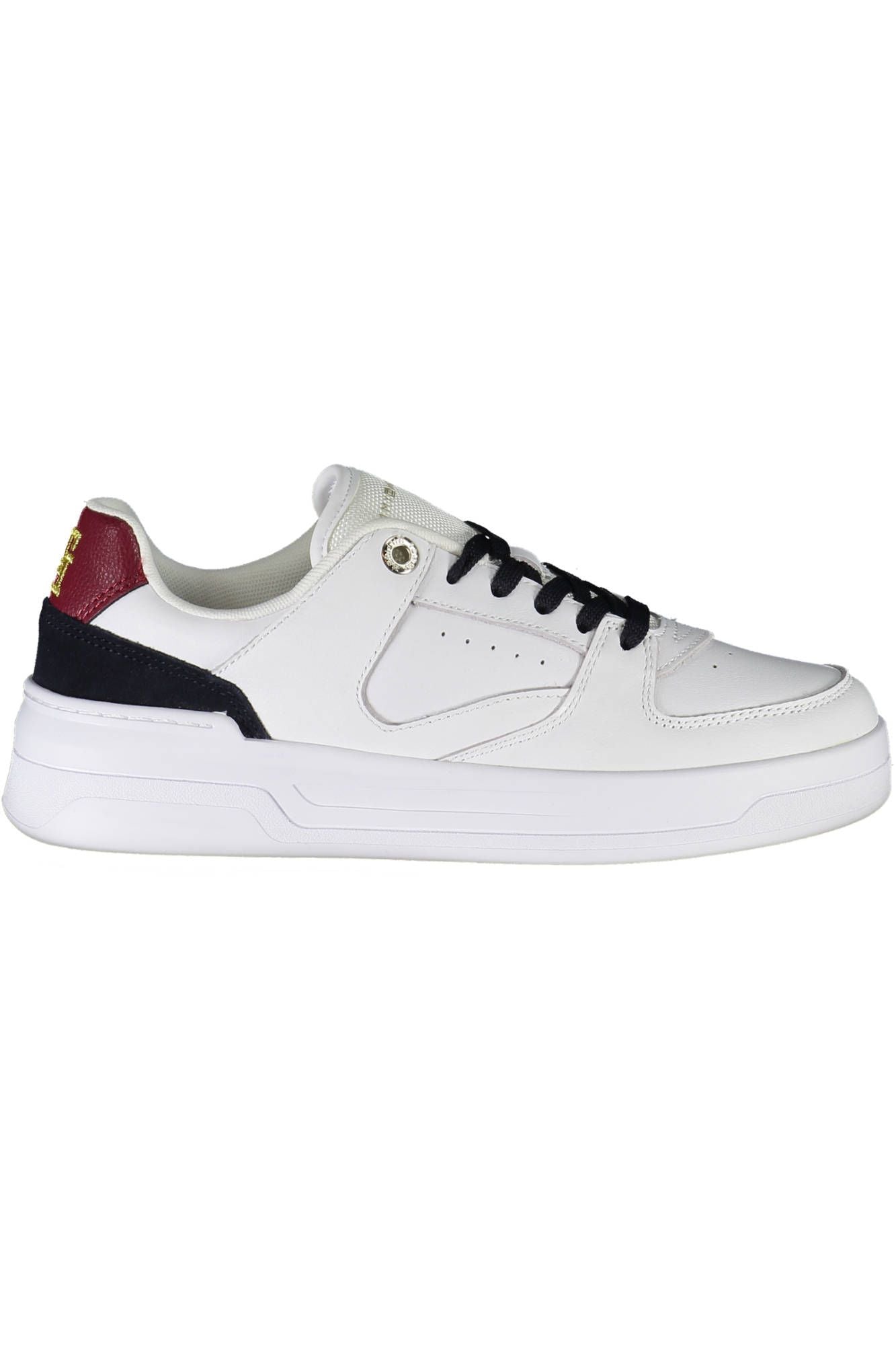 Weiße Leder Damen Sneaker