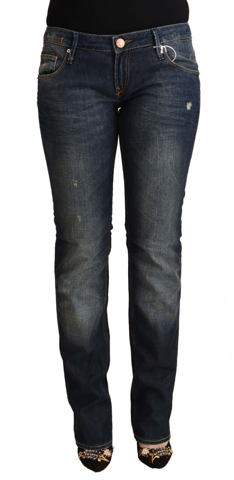 Schicke Skinny-Jeans mit niedriger Taille