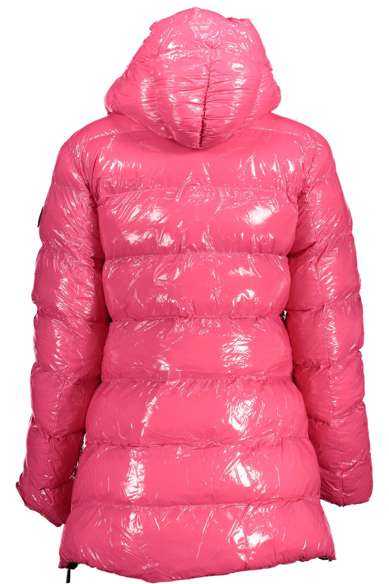 Pink Polyester Women Jacket