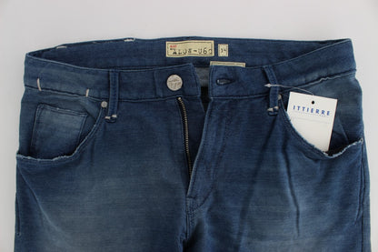 Slim Fit - Italienischer Denim in Blauverwaschen