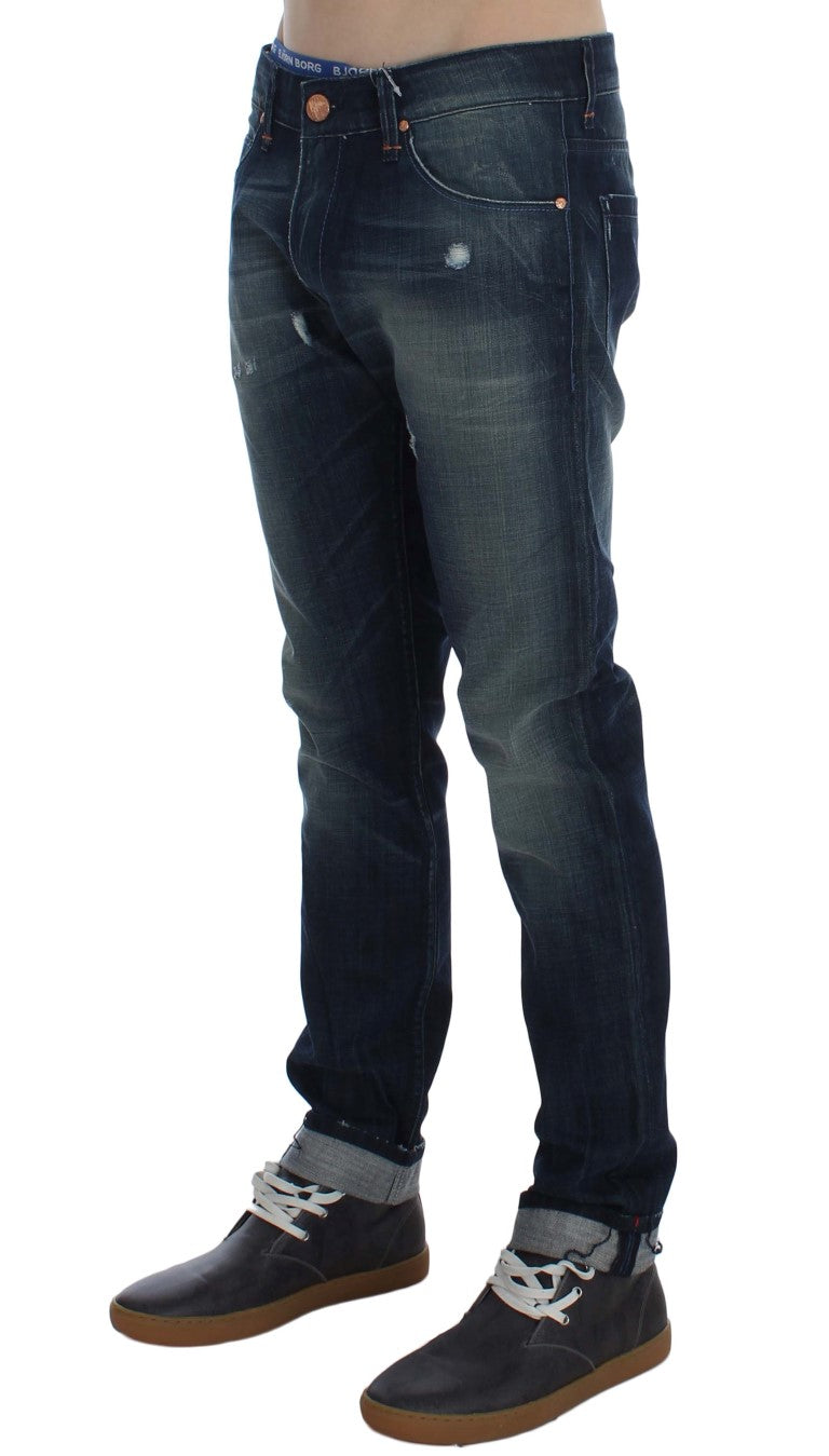 Schicke Slim Fit Jeans aus italienischem Denim