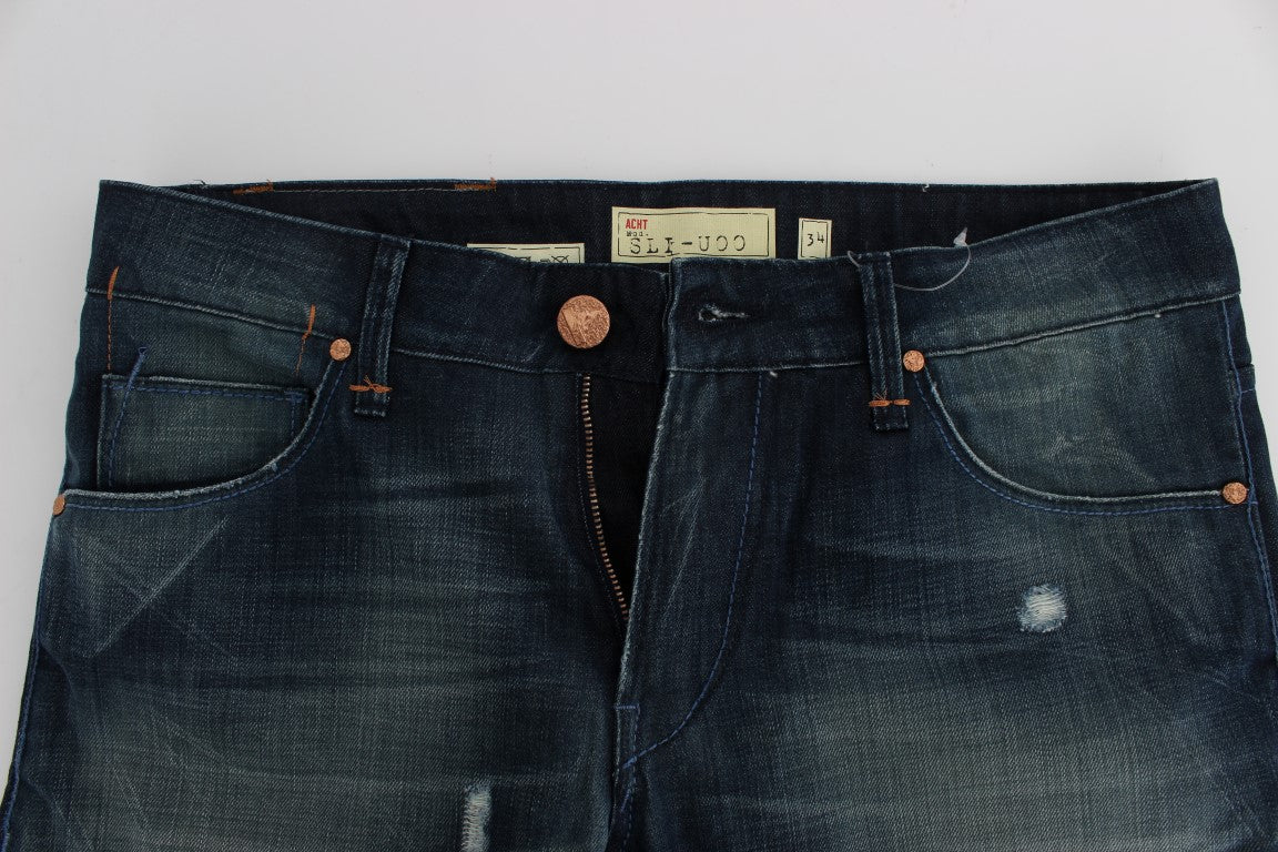 Schicke Slim Fit Jeans aus italienischem Denim