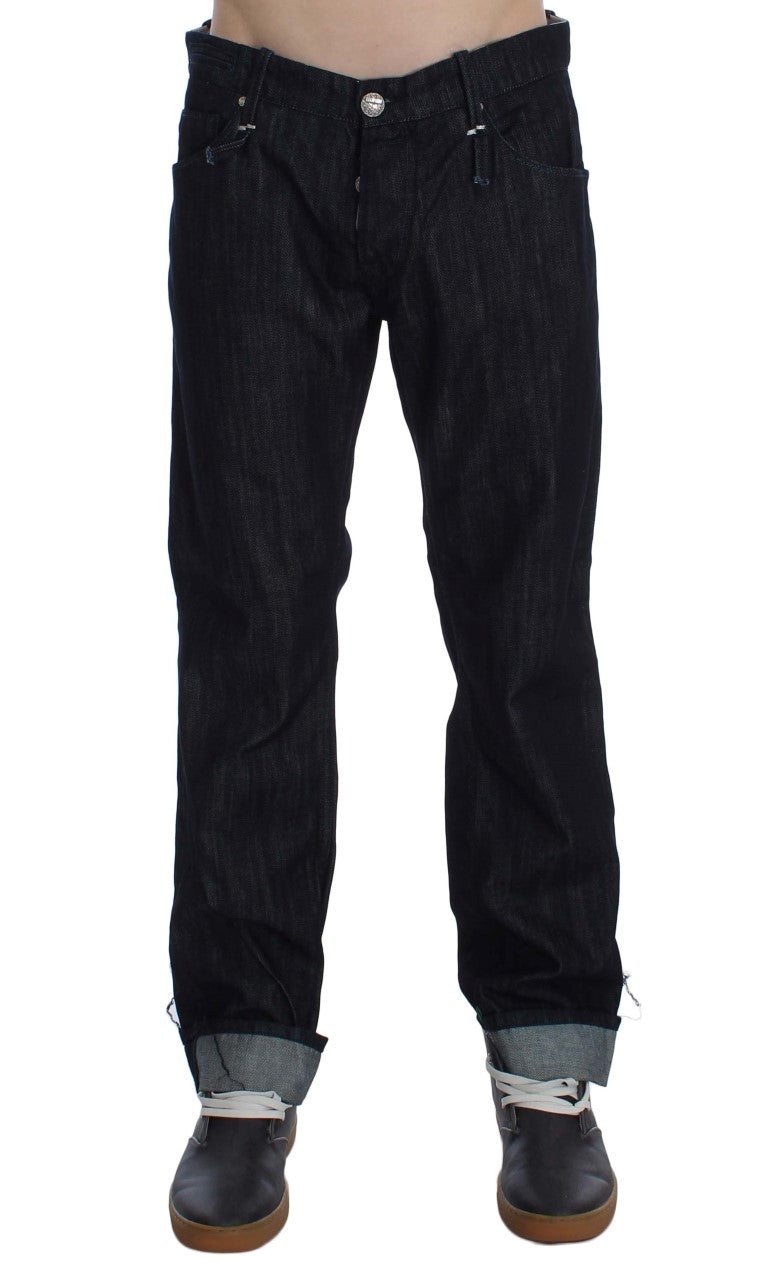 Elegante Straight Fit Blaue Herren Jeans