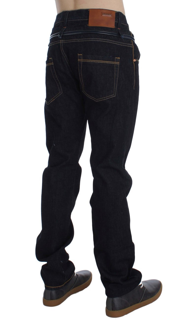 Elegante Straight Fit Herren Luxus Jeans